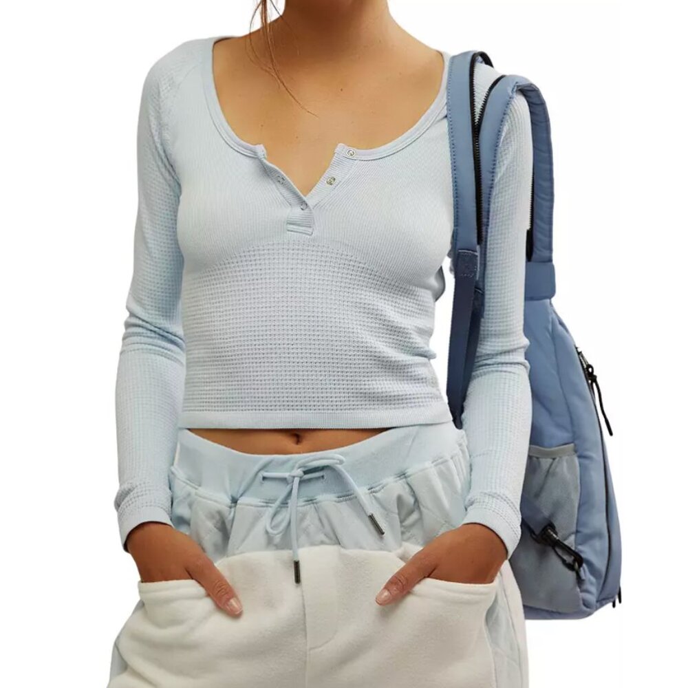 Free People Movement Women's Bail Out Layer in Artic Snow size M/L NWT $68